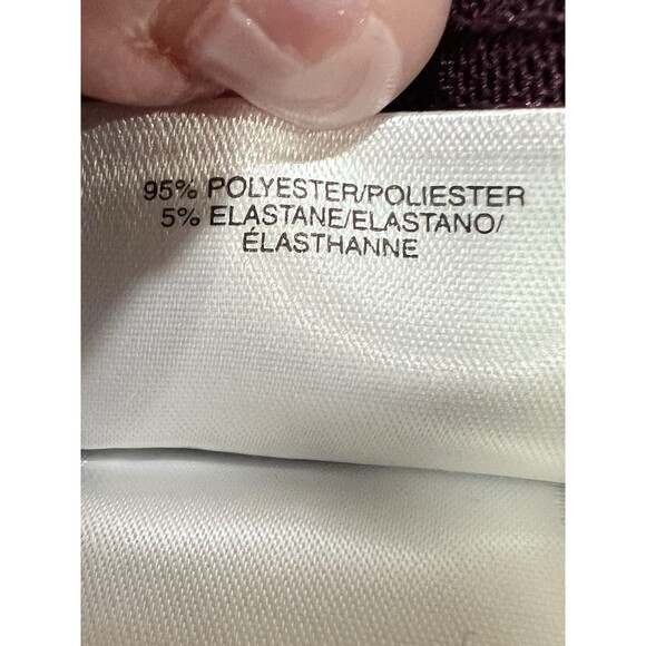 NWT ANNE KLEIN Women’s Sequin Draped Open Front Cardigan Deep Plum Size XL $149 - Picture 11 of 11